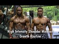 Building Shredded Shoulders High Intensity Routine W BadMan Mo
