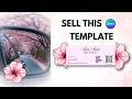 Create Once Sell Forever Canva Business Card Templates