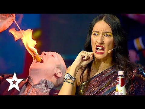Judges CRINGE Watching Man EAT Fire on Georgia's Got Talent 2021 | Got Talent Global