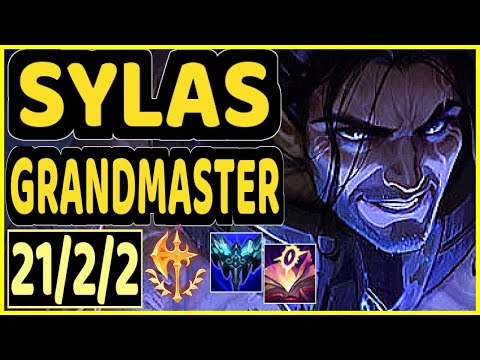 SYLAS - 21/2/2 KDA TOP GAMEPLAY - EUW Ranked GRANDMASTER