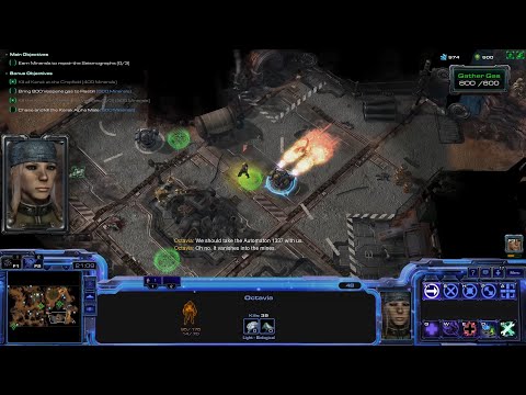 StarCraft 2 Co-op Campaign: Shadow of the Xel'Naga Mission 1 - Welcome to Bhekar Ro