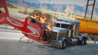 POV Realistic HELICOPTER CRASH During Emergency Landing IN FIRST PERSON GTA 5