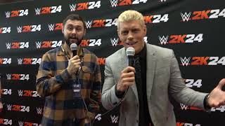 Cody Rhodes On WWE 2K24, R-Truth, JD McDonagh's Head In 90 Second Speed Interview W/ Sean Ross Sapp