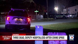 Man killed by deputy after going on shooting spree in Palm Beach County