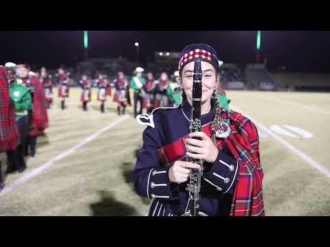 Raider & Scotland bands march into Raider Stadium as one