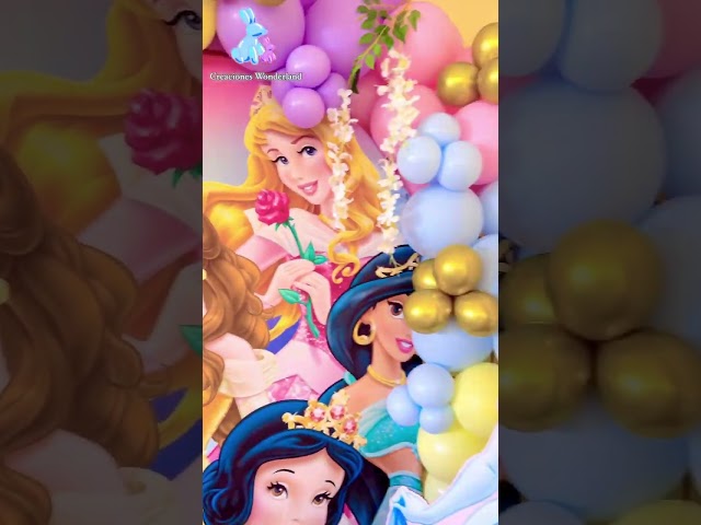 Vídeo relacionado con 81 Piezas Vajilla Fiestas Cumpleaños Blancanieves, Globos Princesas, Platos Servilletas Manteles Kit, Banner Feliz Cumpleaños