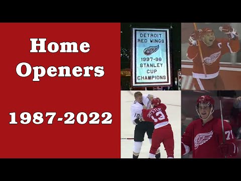 Detroit Red Wings: Home Opener History (1987-2022)