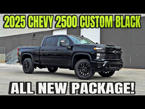 2025 Chevy Silverado 2500 Custom Blackout: You Can Buy A Diesel Truck Like This For Cheap!