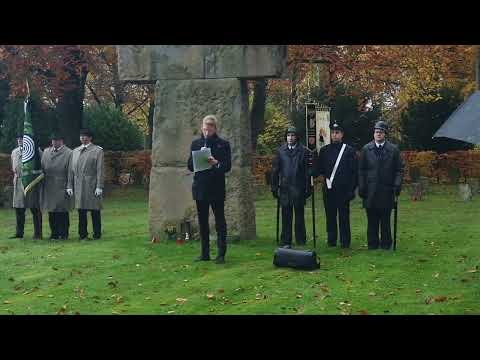 Volkstrauertag Grevenbroich Stadtmitte 17.11.24 Ansprache vom Bundestagsabgeordneten Daniel Rinkert