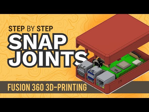 Fusion 360 Snap Fit Cases | 3D-Printable Raspberry Pi Case