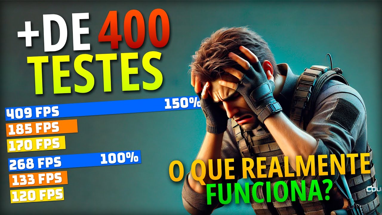 Como AUMENTAR o FPS do CS2 Fiz mais de 400 testes e este foi o resultado do que realmente FUNCIONA