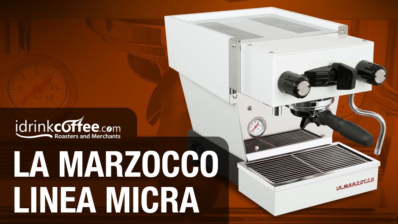 La Marzocco Linea Micra Espresso Machine - White video