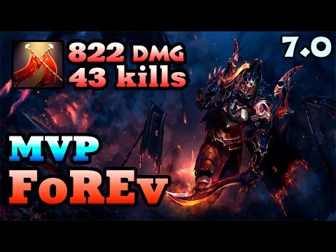 FoREv 43 KILLS - Legion Commander easily copes with Monkey King - Patch 7.0 - Dota 2