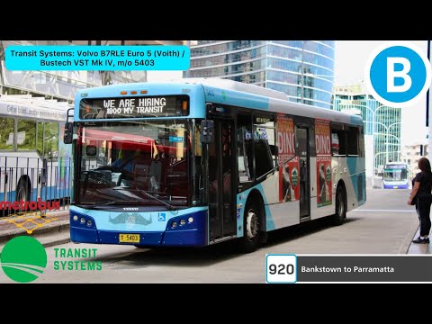 Transit Systems: Volvo B7RLE Euro 5 (Voith) / Bustech VST Mk IV, m/o 5403