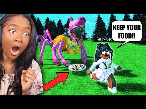 I'm SCARED of Roblox Hungry SPIDER Pig!! (New UPDATE)