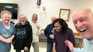 Laughing with Seniors. Robert Rivest Laughter Yoga Teacher and Wellbeing Laughter Facilitator