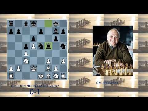 GM Alexander G Beliavsky vs  GM John Nunn, Wijk aan Zee 1985