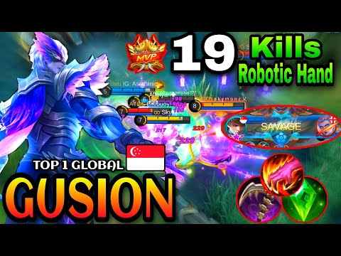 Gusion Smooth Dash Dagger Combo Savage |Gusion Gameplay| |Top Global| |Best Build| By: SkyWee -MLBB‌
