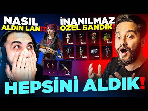 DİSTOPYA GERİ GELDİ! EN NADİR DESTANSILARI ÇOK HIZLI ALIP BARIŞ G. ÇILDIRTTIM! PUBG Mobile