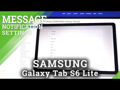 How to Enable/Disable Sound of Notifications on Samsung Galaxy Tab S6 Lite – Manage Nonfictions