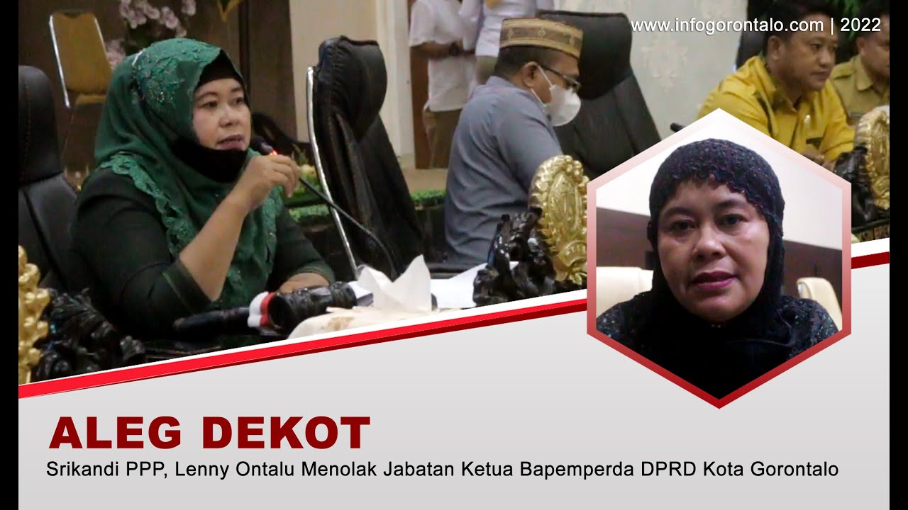 Alasan Lenny Ontalu Tolak Jabatan Ketua Bapemperda DPRD Kota Gorontalo