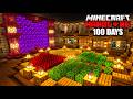I Survived 100 Days In A CAVE ONLY WORLD In Minecraft Hardcore