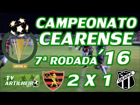 [Cearense '16] 7ª Rodada - Guarani EC (J) 2 X 1 Ceará SC - TV ARTILHEIRO