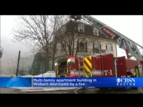 Woburn Apartment Building Destroyed In Fire