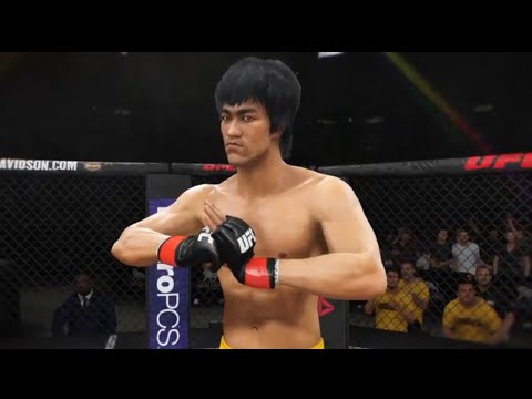 Bruce Lee VS Little Mac || UFC 3 (BRUTAL K.O)