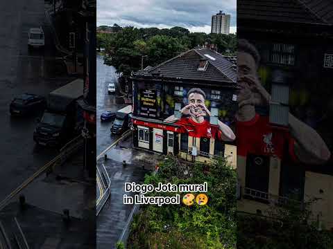 Diogo Jota mural in Liverpool #liverpool #jota