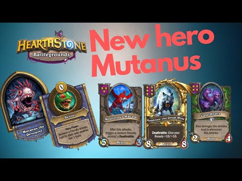 New hero Mutanus IS INSANE | Hearthstone Battlegrounds