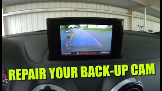 Audi 8V A3 back-up cam repair