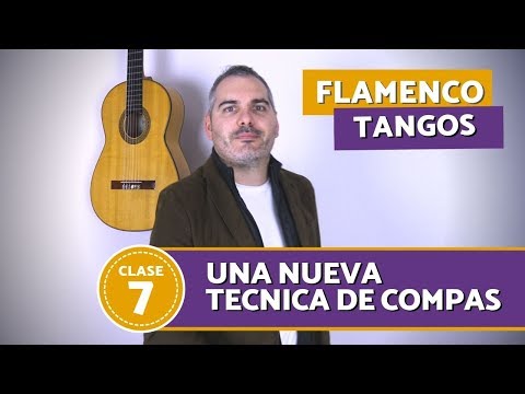 Como tocar tangos flamencos - Nº 7 - Nueva técnica para llevar el compás