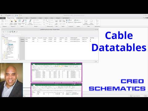 Creo Schematics - Datatables for Cables | Creo Parametric Cabling