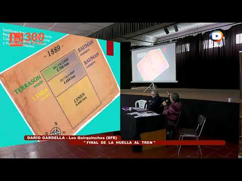 Darío Gardella - Final de la Huella al Tren - 37º Encuentro de Historiadores San José de la Esquina