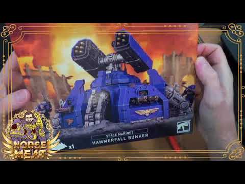 Hammerfall Bunker, is it bad? - Building the new Space Marines Fortification on Warhammer Wednesday