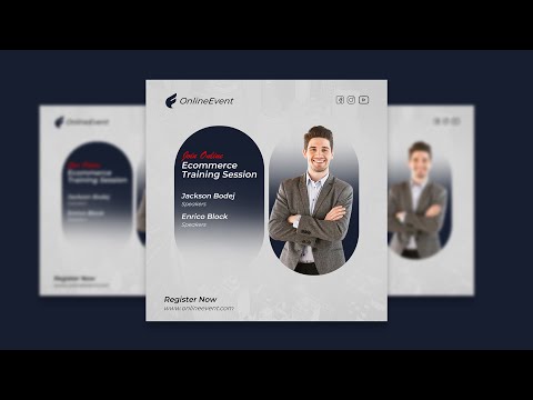 Social Media Post Design for Business Or Banner | Photoshop Tutorial 2022 Trend