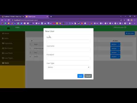 Personal Loan Issue and Collection System in PHP Application Projects