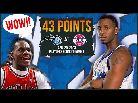 McGrady impresses Young LeBron with MONSTER DUNK- 43 points in Game 1 win against Pistons