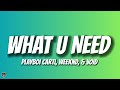 Playboi Carti The Weeknd VOID What U Need TikTok Trending Audio Ride Like A Mustang