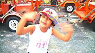Baby Kaely 6 year old rapper!! Kool Kidz video Playground music!