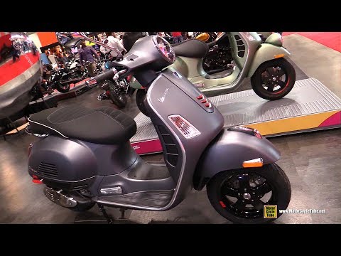 2018 Vespa GTS Super 300 Scooter - Walkaround - 2018 Toronto Motorcycle Show