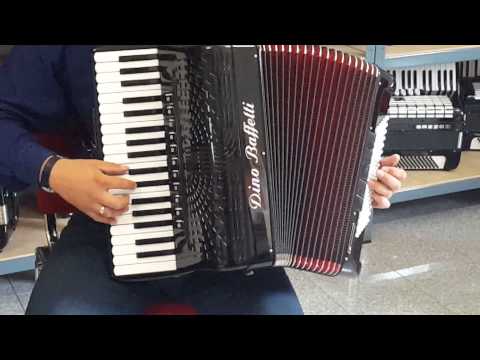 Akkordeon Dino Baffetti Professional IB, 5 Chöre Diskant & Bass Video Klangprobe
