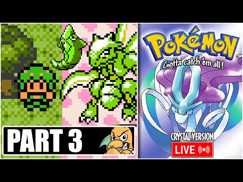 Pokemon Crystal Walkthrough Part 3 NUZLOCKE - Gym Leader Bugsy Scyther
