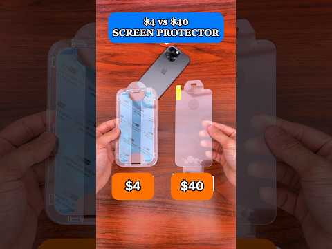 Cheap vs Expensive Screen Protectors 😬📱