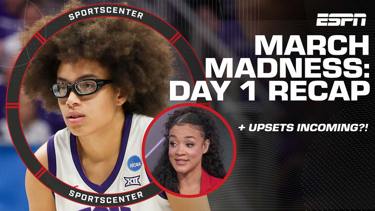 Women's March Madness Day 1 recap 🏀 + What team could be on upset alert?! 👀 | SportsCenter