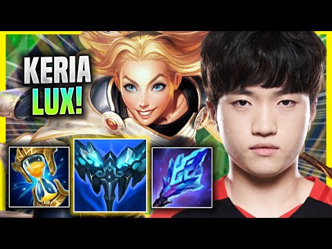 KERIA IS SO GOOD WITH LUX! - T1 Keria Plays Lux SUPPORT vs Renata! | Season 2022