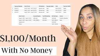 How I Started A Business With NO MONEY And Made $1,100 In A Month!