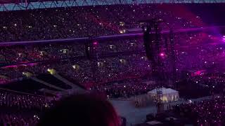 BTS at Wembley Stadium, View from Block 208, Row 5, Seat 151