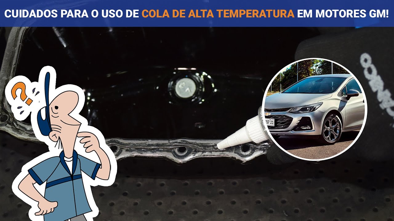 Be careful when using high temperature glue GM engine and noise in the belt GOL 1.0: MECHANIC RES...